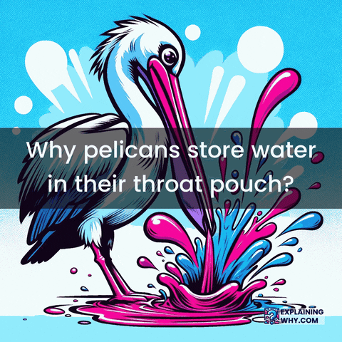 Water Storage Pelicans GIF by ExplainingWhy.com