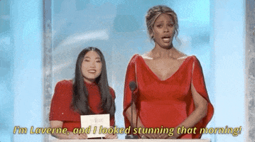 im laverne and i looked stunning that morning GIF by SAG Awards