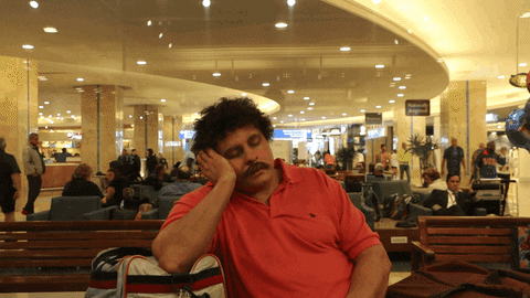 Tired Orlando Airport GIF by Orlando International Airport (MCO) - Find & Share on GIPHY