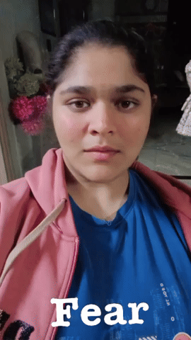 Fear Sign By Aastha GIF
