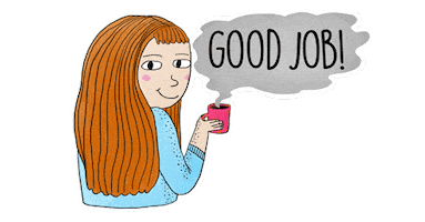 Well Done Good Job Sticker