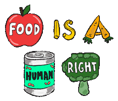 Human Rights Food Sticker by Tolmeia Gregory