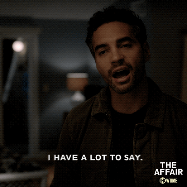 the affair i have a lot to say GIF by Showtime
