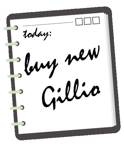 To Do List Notebook Sticker by Gillio Firenze