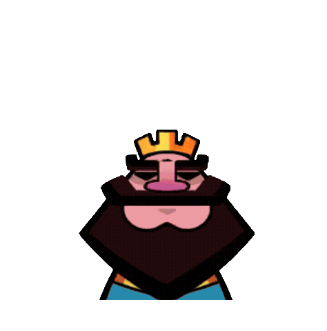 Clash Royale King Sticker