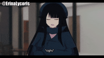 Anime Meme Sigh GIF