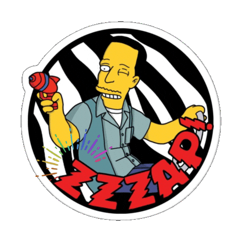 Gay Simpson Sticker by CrossFit morado