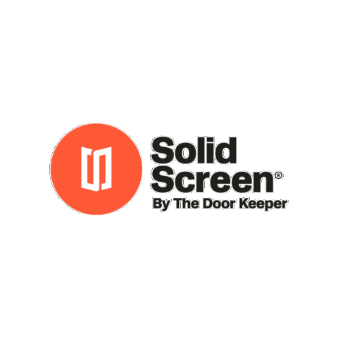 Solid Screen Doors Sticker
