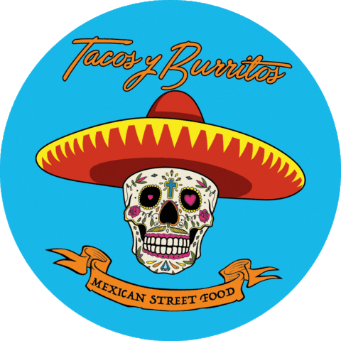 Tacos Y Burritos Sweden Sticker