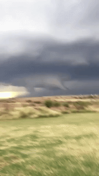 Funnel Cloud Spotted Near Cache, Oklahoma