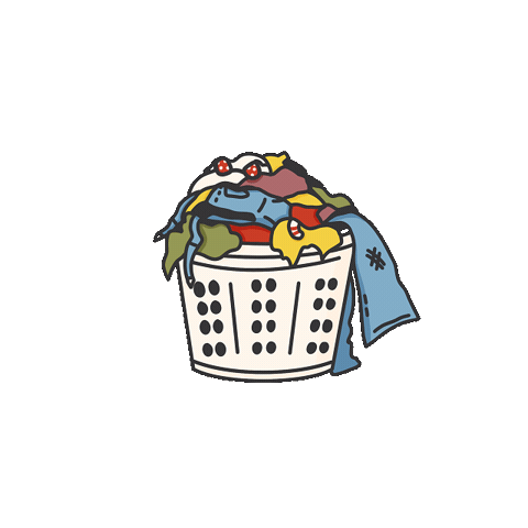 Laundry Sticker by public emily artist management