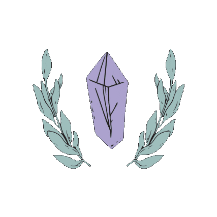 White Sage & Sapphire Sticker