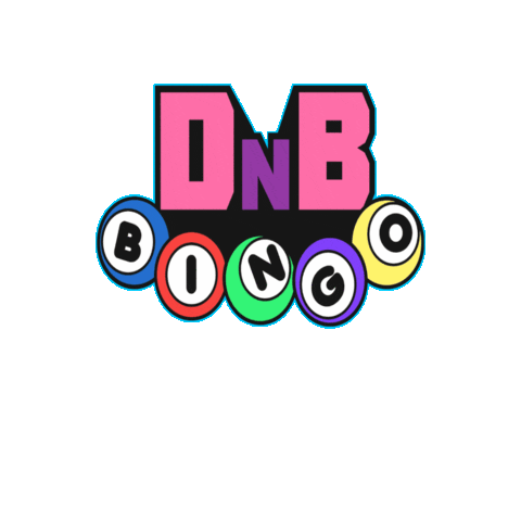 Drum And Bass Bingo Sticker by UKGBrunch