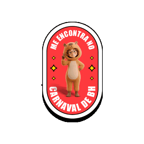 Carnaval Fantasia Sticker by prefeiturabh