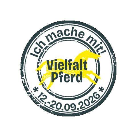 Sticker by Vielfalt Pferd
