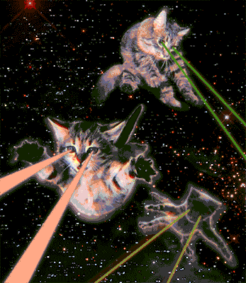 Space Cat Animation GIF by Atinum - Find & Share on GIPHY