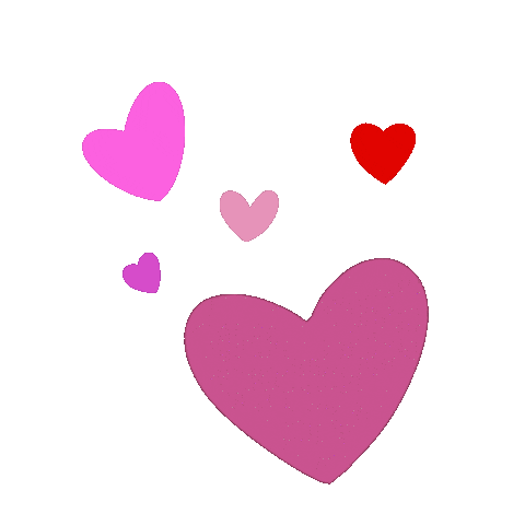 I Love You Hearts Sticker