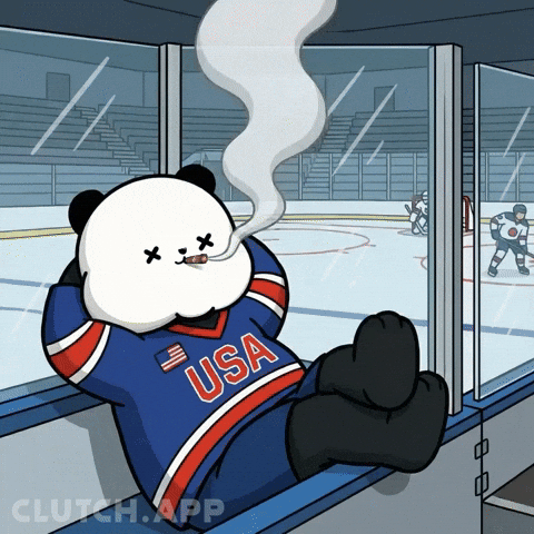 Bored Ice Hockey GIF by Kanpai Pandas