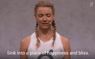 Meditating Chill Out GIF by Peloton