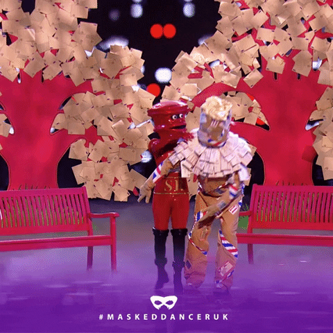 Lift Me Up Fun GIF by The Masked Singer UK & The Masked Dancer UK