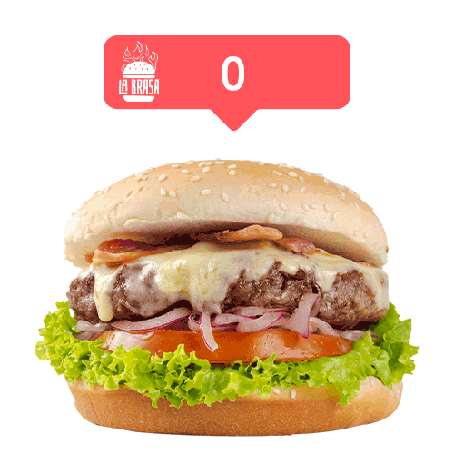 La Brasa Burger Sticker