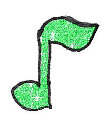 Glitter Note Sticker