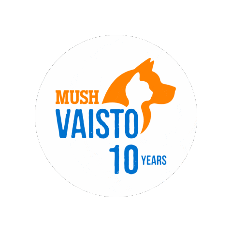 Dog Mush Sticker by MUSHbarf