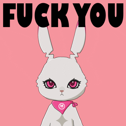 Hate You Middle Finger GIF by Fluffey