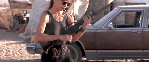 sarah connor 90s GIF