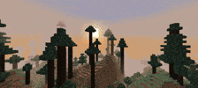 minecraft sunset GIF