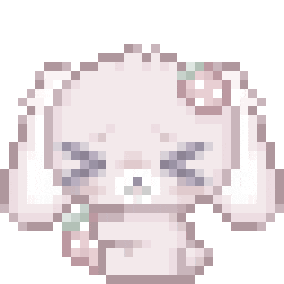 Pink Bunny Sticker