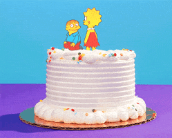The Simpsons Falling GIF by Birthday Bot
