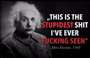 Einstein Reaction Pic GIF