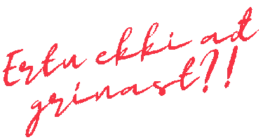 Are You Kidding Me Sticker by Vísir