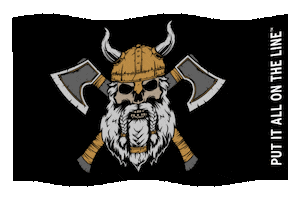 Pc Vikings Sticker by Southeast Lineman Training Center