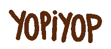 Typography Yop Sticker by Anaïs Jeandel