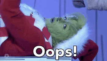 The Grinch Oops GIF by NBC
