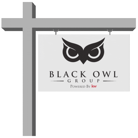 Black Owl Group Sticker