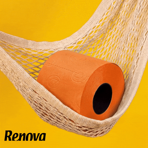 Relaxing Toilet Paper GIF by MyRenova