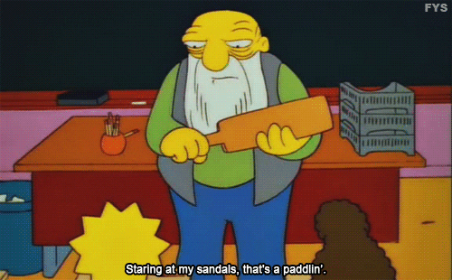 The Simpsons Paddle GIF - Find & Share on GIPHY