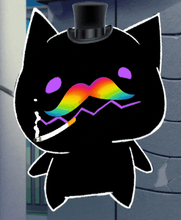 Rainbow Hat GIF