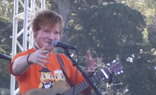  ed sheeran thumbs up awd GIF