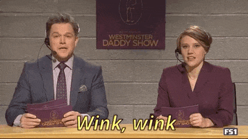 wink wink GIF by Saturday Night Live