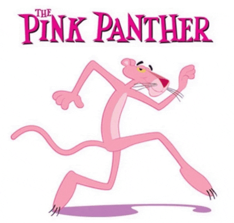 pink panther sneaking