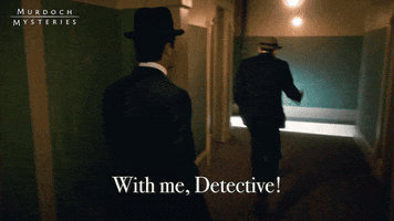 Come Lets Go GIF by Murdoch Mysteries