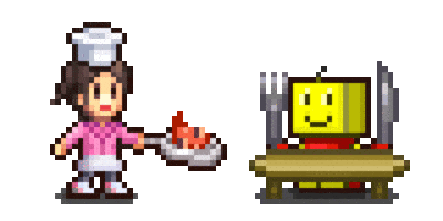 Tennis Cooking Sticker