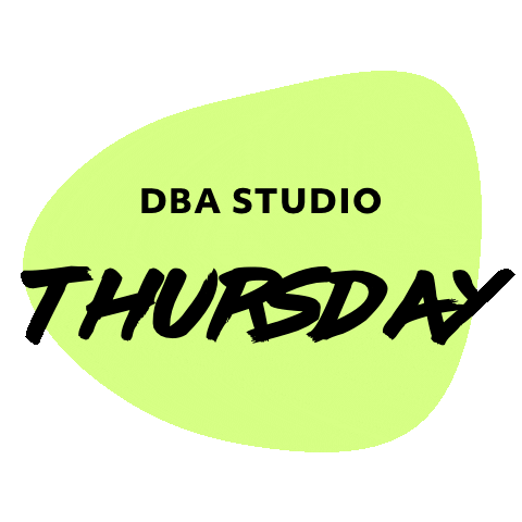 Thursday Dbafam Sticker by DBA