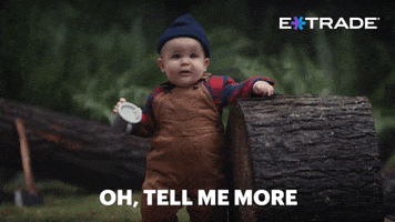 Keep Talking Coffee Time GIF by E*TRADE from Morgan Stanley