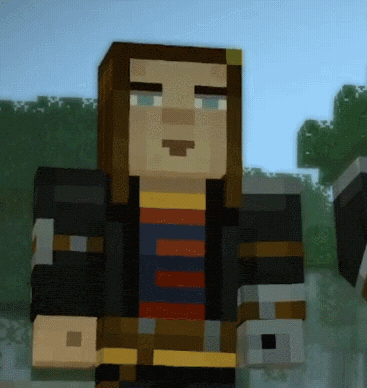 Awkward Minecraft Story Mode GIF