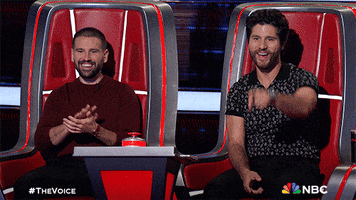 Happy Dan And Shay GIF by The Voice